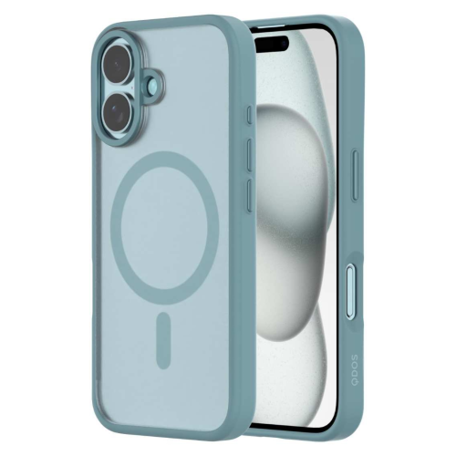 QDOS Transparent Case for iPhone 16 Plus - Teal