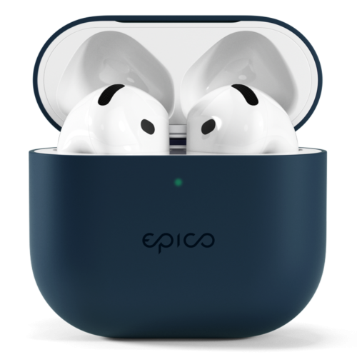 Epico Silicone Cover for Airpods 4 - Dark Blue