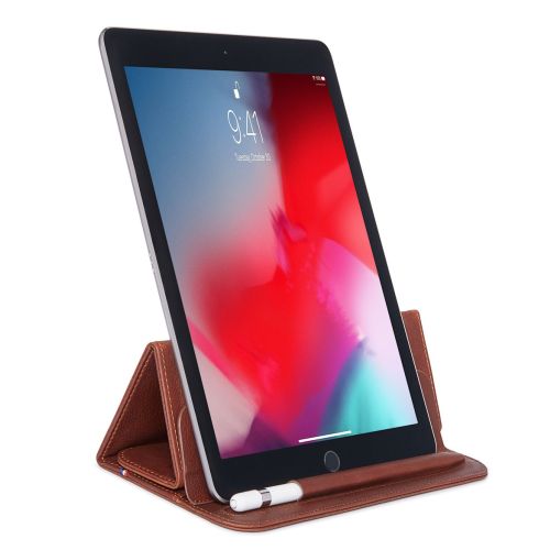 Decoded Leather Foldable Sleeve for iPad up to 11 inch (Brown Oak)