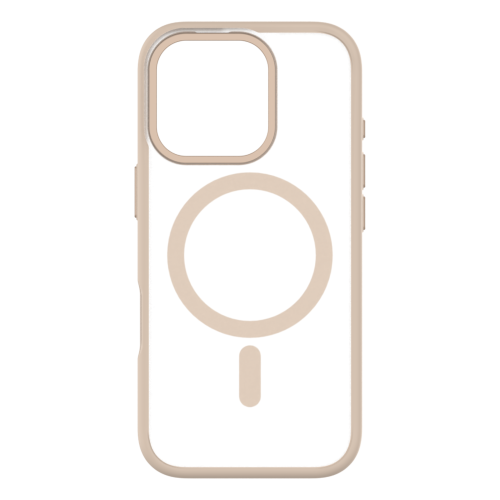 QDOS Transparent Case for iPhone 16 Pro - Desert Titanium