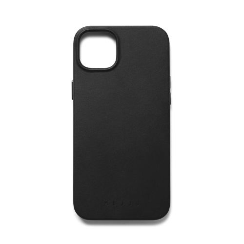 Mujjo Full Leather Case iPhone 15 Black