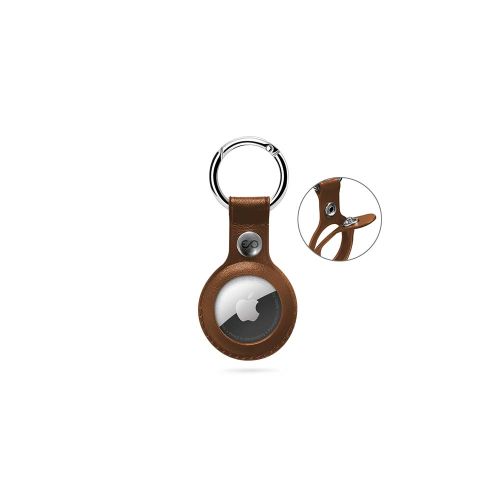 Epico Leather Case for AirTag - Brown