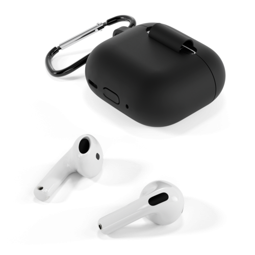 Epico Silicone Outdoor Cover for Airpods 4 - Black