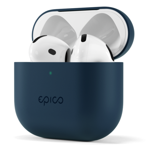 Epico Silicone Cover for Airpods 4 - Dark Blue