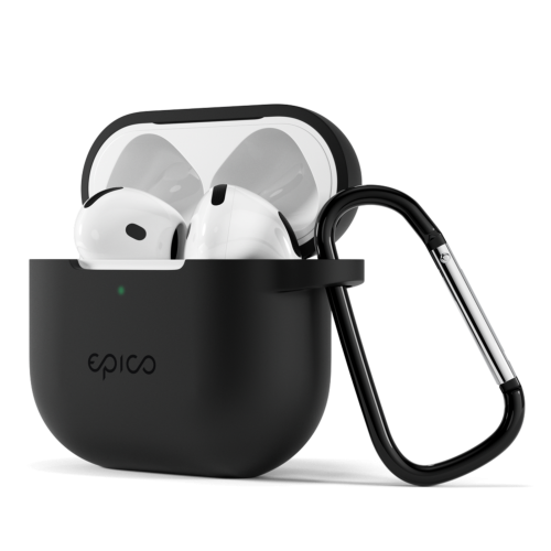 Epico Silicone Outdoor Cover for Airpods 4 - Black