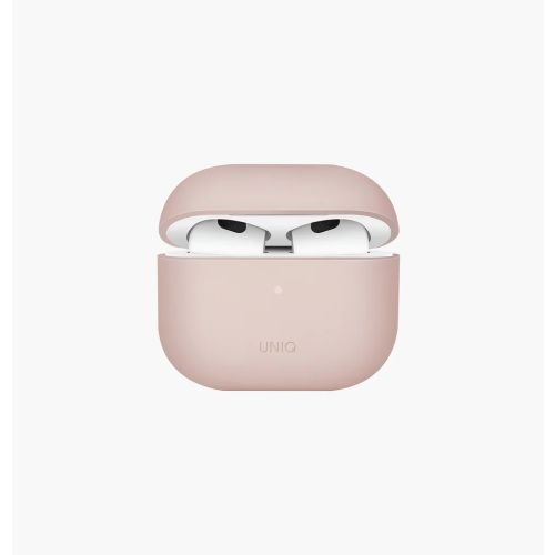 UNIQ Lino Hybrid Liquid Silicon AirPods 3rd Gen Case - Blush