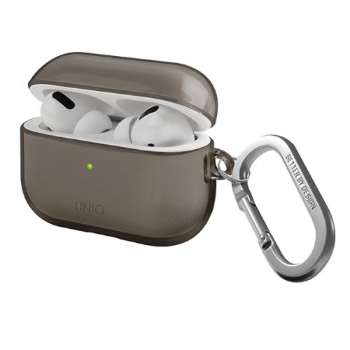 UNIQ Glase AirPods Pro 2nd Gen Hang Case - Glossy Smoke