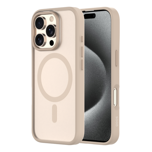 QDOS Transparent Case for iPhone 16 Pro Max - Desert Titanium