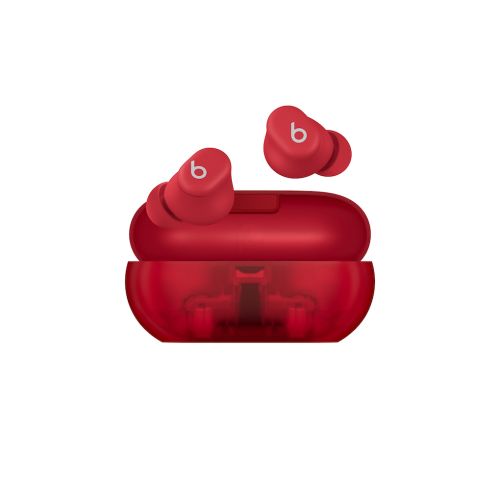 Beats Solo Buds True Wireless Earbuds Transparent Red
