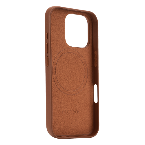 DECODED Leather Case for iPhone 16 Pro - Tan