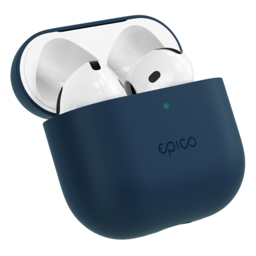 Epico Silicone Cover for Airpods 4 - Dark Blue