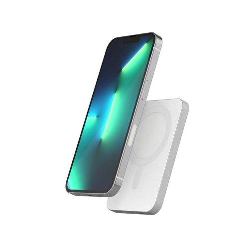 Epico 5000mah Magnetic Wireless Powerbank - Silver