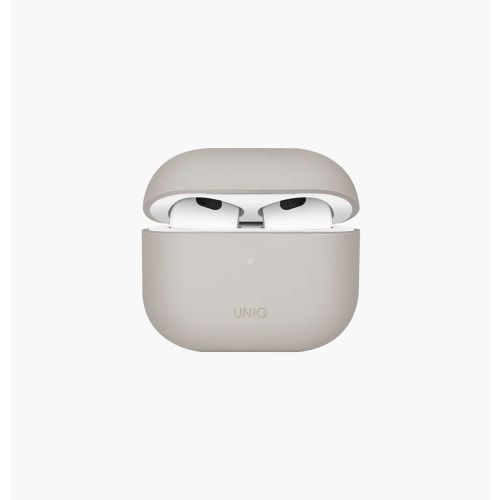 UNIQ Lino Hybrid Liquid Silicon AirPods 3rd Gen Case - Ash