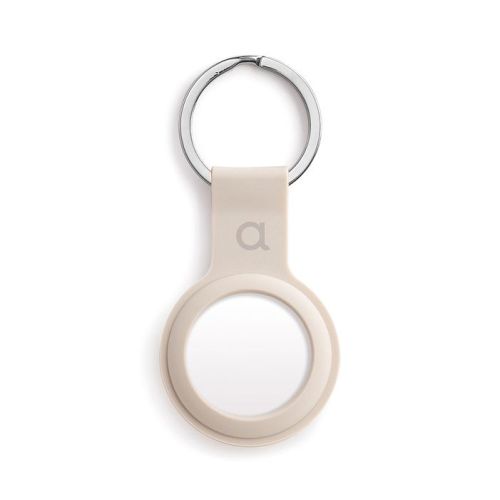 C&C Silicone holder with keychain for AirTag - Sand