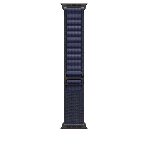 Apple Watch 49mm Alpine Loop Navy -Medium - Black Titanium