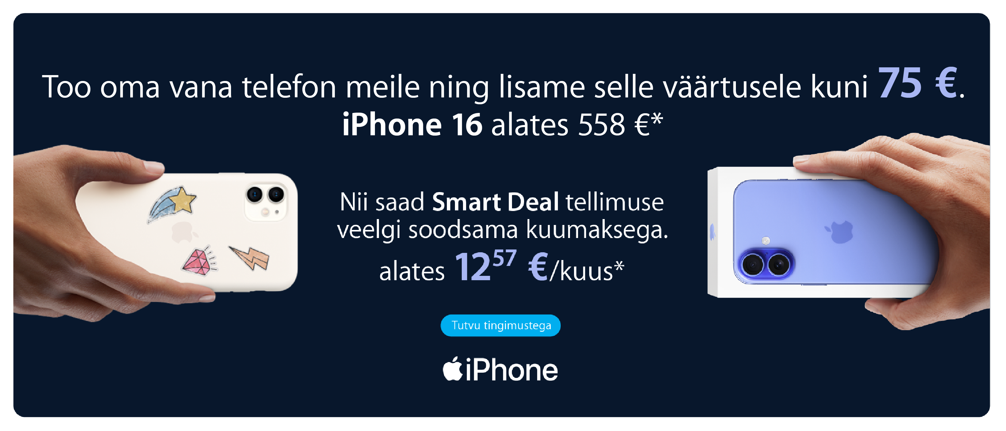 iPhone 16 alates 558€