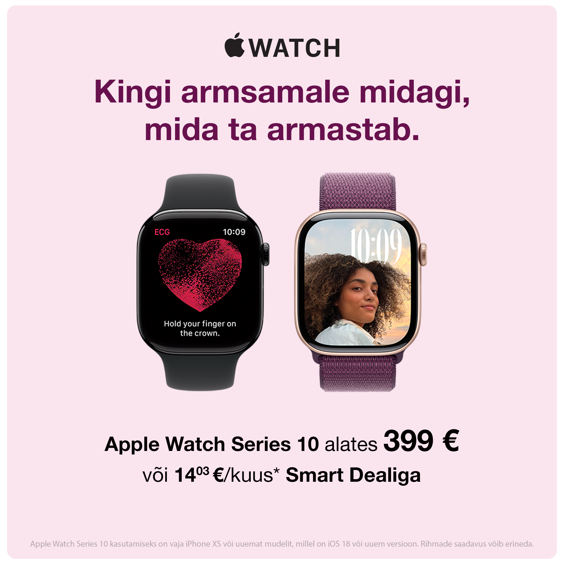 Apple watch S10 alates 399€