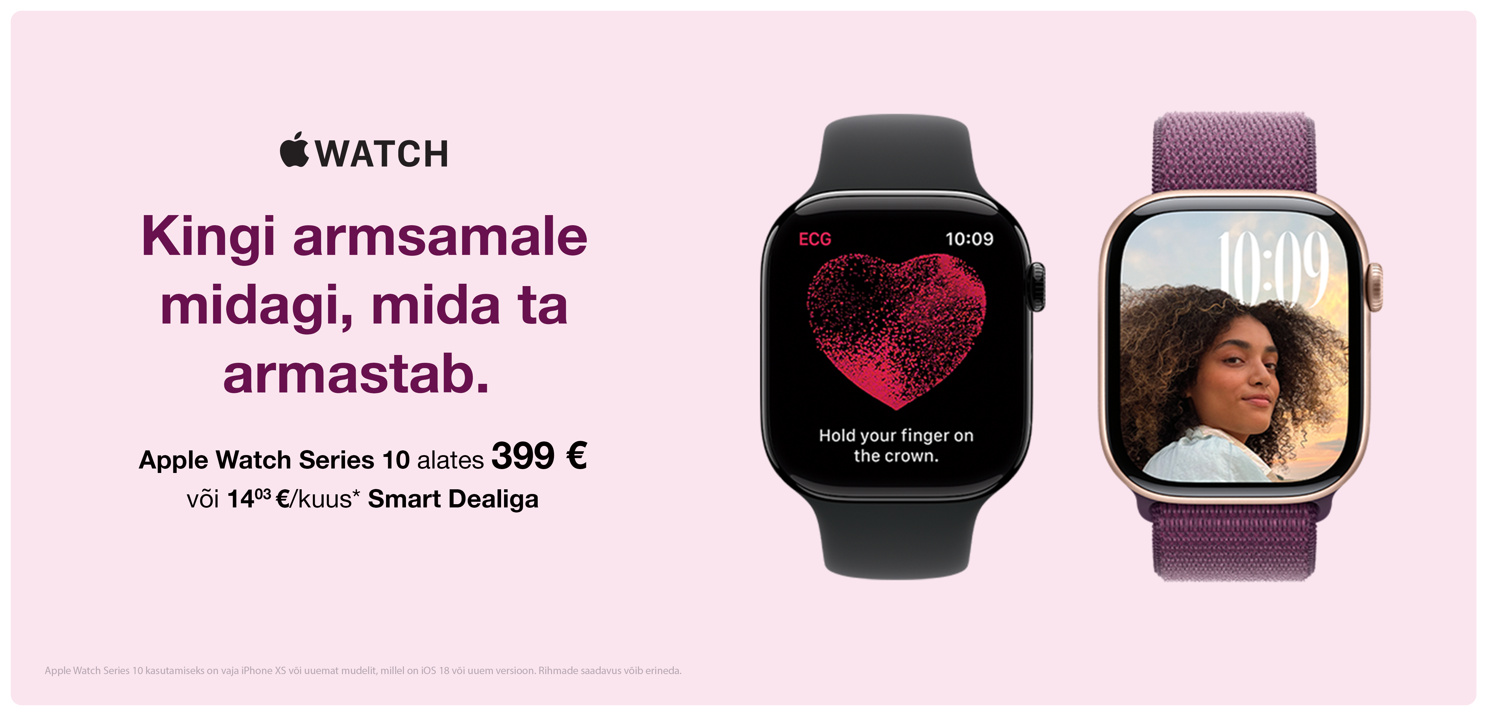 Apple watch S10 alates 399€