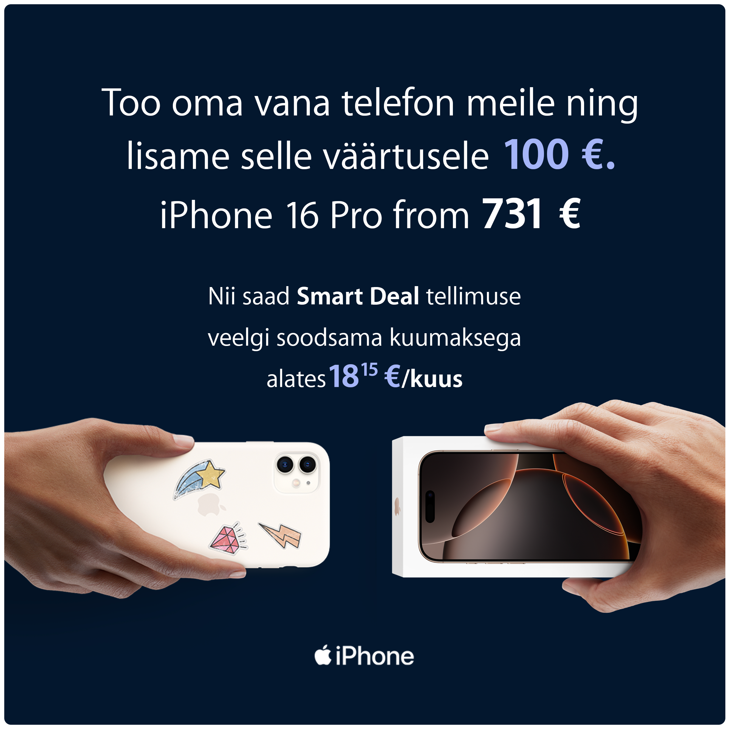 iPhone 16 Pro alates 731€